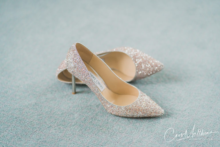 Shoes at Hawkstone Hall Wedding Photography