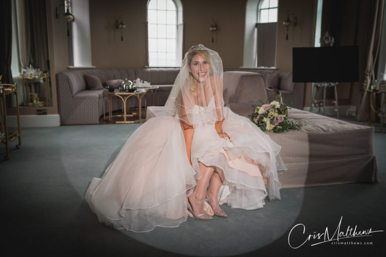 Bridal Portrait at Hawkstone Hall Wedding Photography