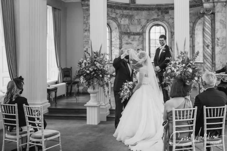 Ceremony at Hawkstone Hall Wedding Photography
