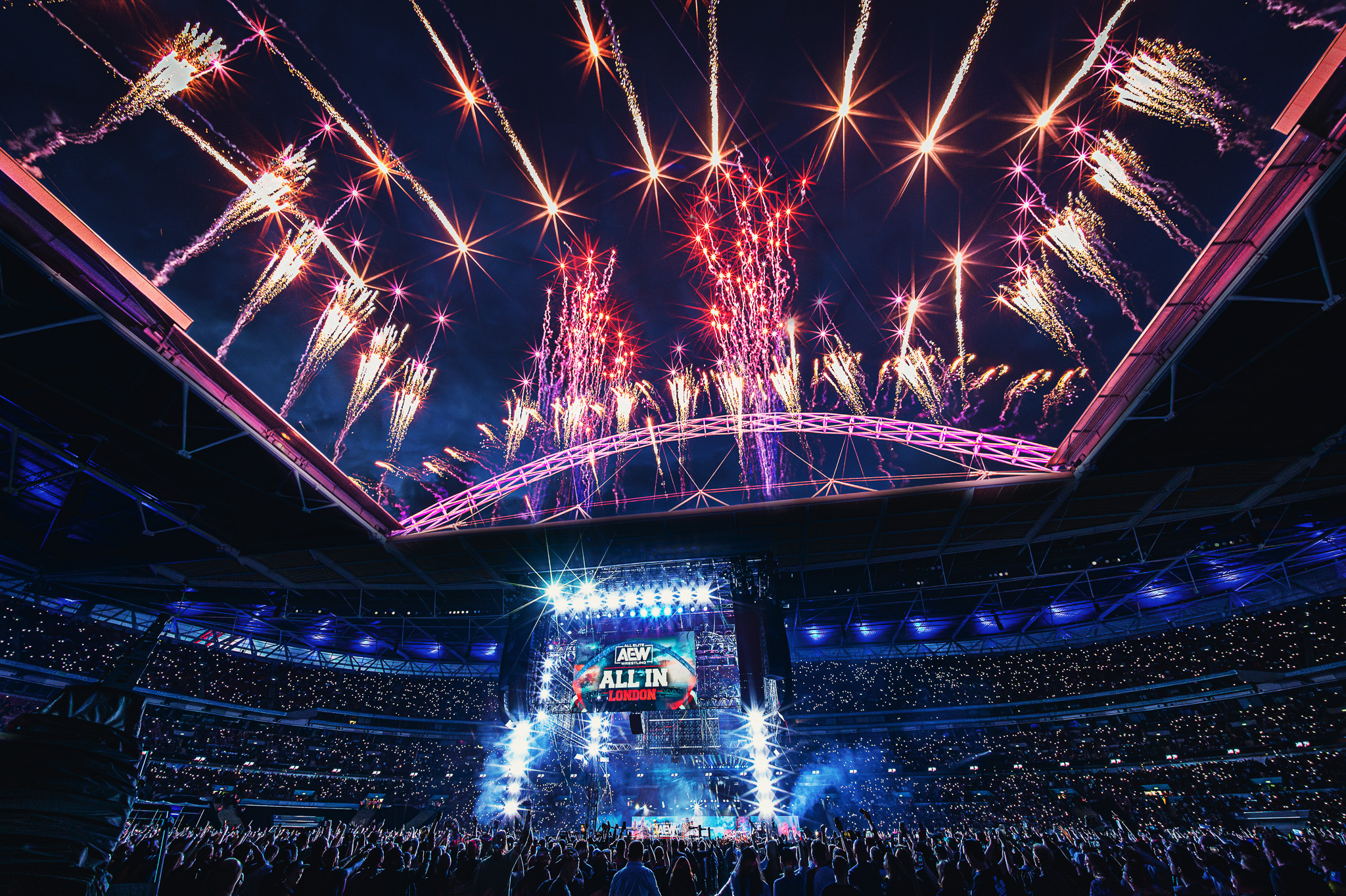 AEW Wembley Stadium – Titanium Fireworks - Cris Matthews